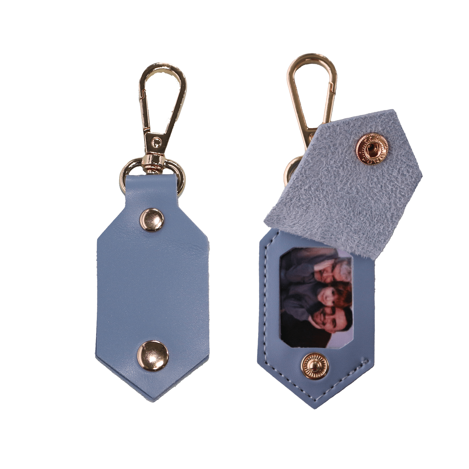 DIY Picture Key Chains,Custom Keychain With Picture, Llaveros(Blue) Personalizados Customized Keychain Gifts For Women Boyfriend Husband Mens - uniqicon