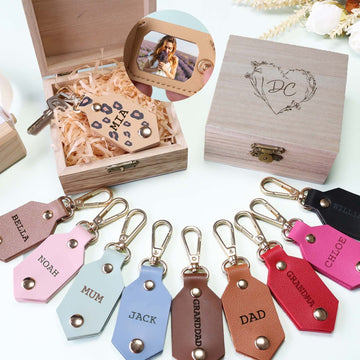 Personalised Picture Key Chains,Custom Keychain With Picture, Llaveros(Rose red) Personalizados Customized Keychain Gifts For Women Boyfriend Husband Mens