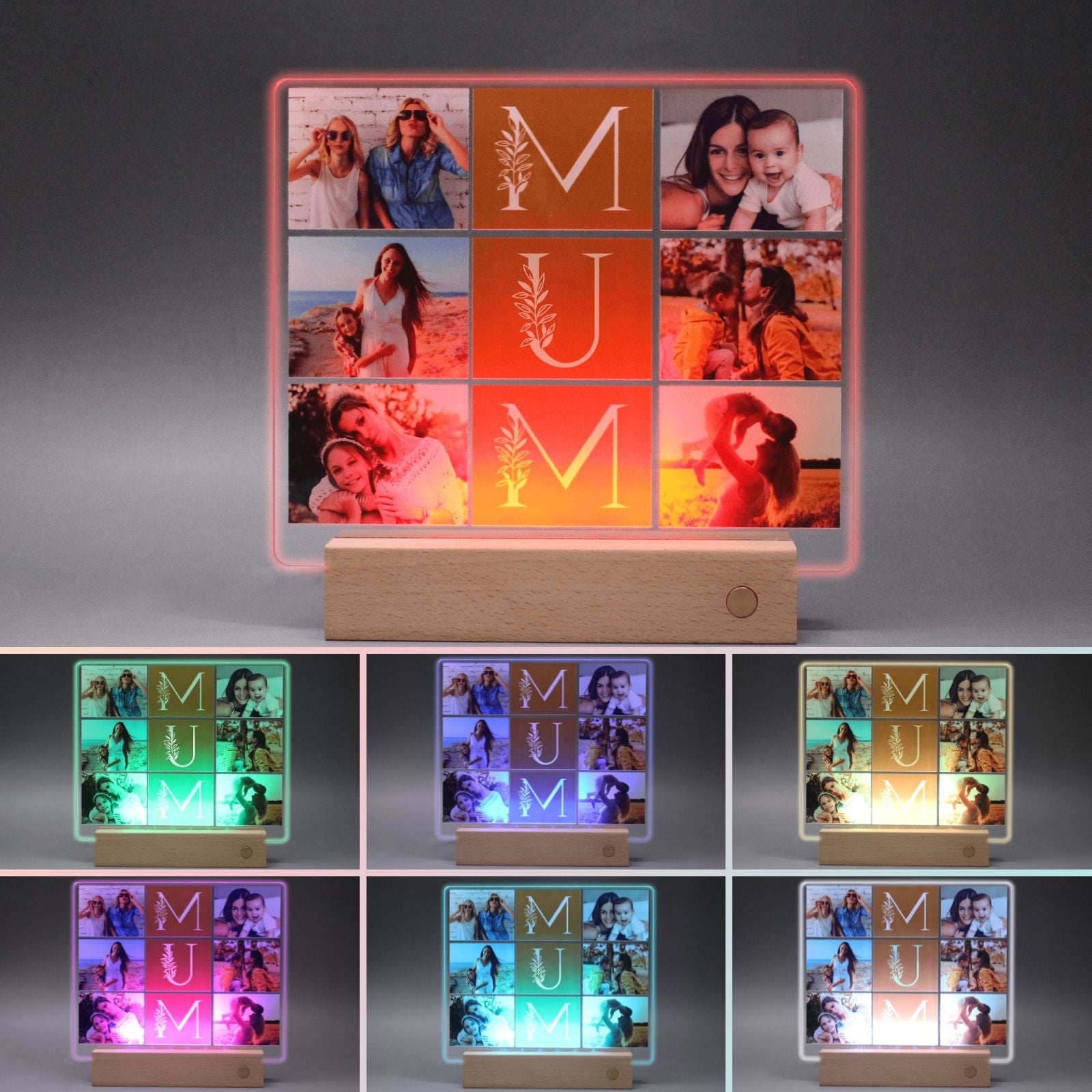 Uniqicon Mothers Day Gifts Mother in Law Gifts for Mom Thankgiving Gifts Custom Acrylic Photo Frame Plaque Desk Decorative Sign Present for Home Room Office - uniqicon